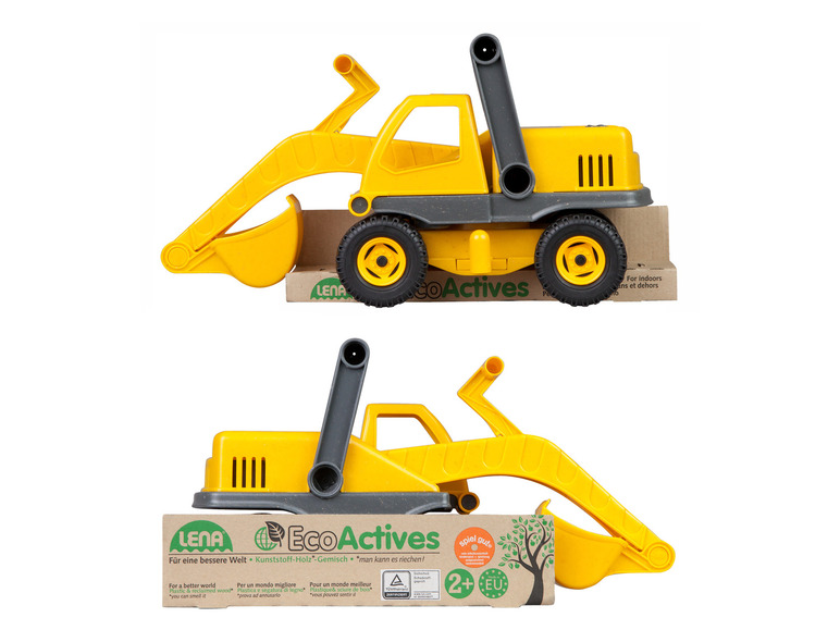 Jouet pelle mécanique jaune LENA EcoActives