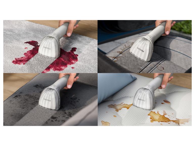Le nettoyeur de tapis élimine les taches des tapis, des sièges de voiture, du canapé et du matelas.
