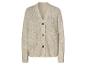  Cardigan en tricot beige avec poches