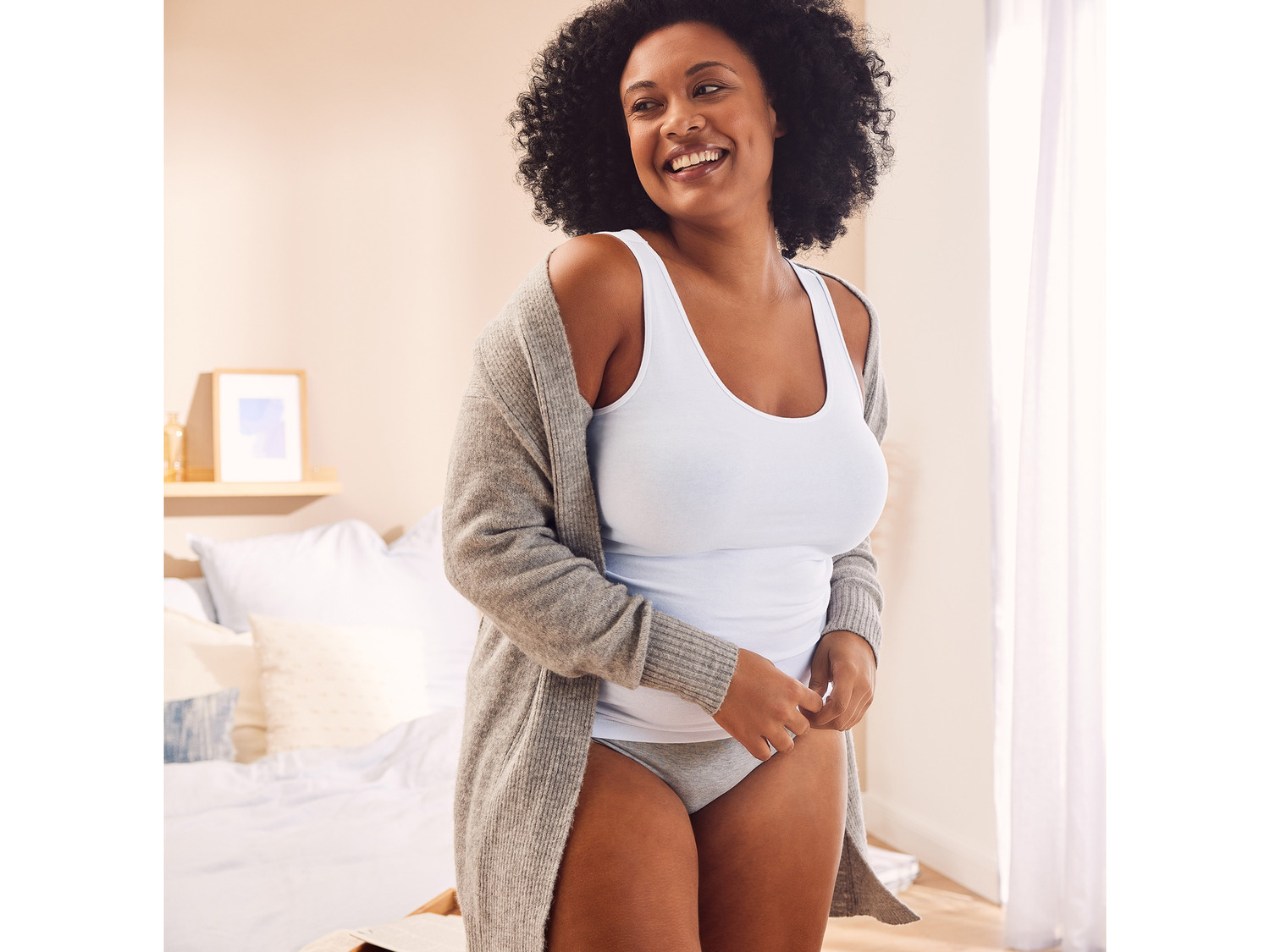 Débardeur Femme Triumph Sense Of Cotton - Blanc, Sous-vêtement Confortable En Coton