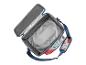 Sac isotherme ouvert avec motif tropical coloré et bandoulière