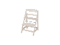 Chaise haute évolutive blanche roba Sit Up Flex.