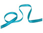 Ruban turquoise avec bord cousu.