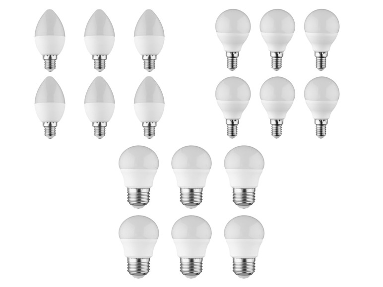 Aller en mode plein écran : LIVARNO home Lot de 6 ampoules LED, 3 W - Image 1