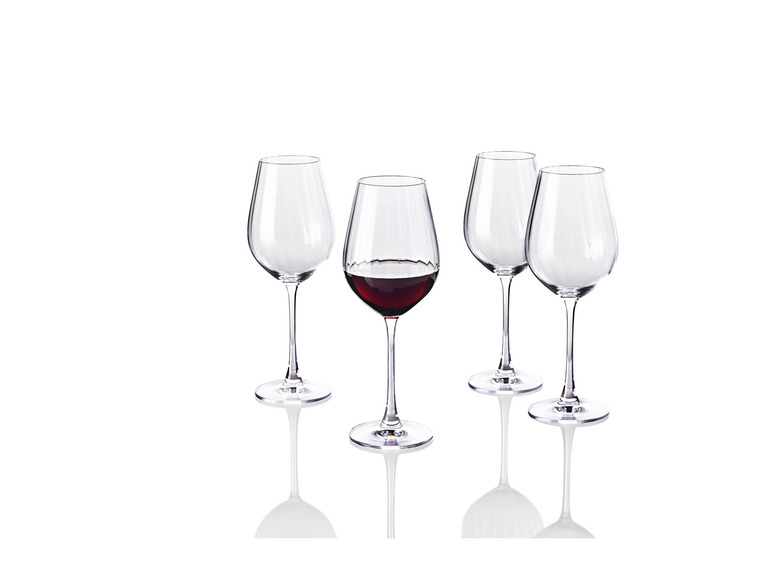 Lot De 4 Verres à Porto Design FLOW : Idéal Pour Porto, Sherry, Brandy - Cadeau élégant Pour Les Amateurs