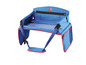 Une chaise portable bleue pour enfants sur le thème des pompiers.