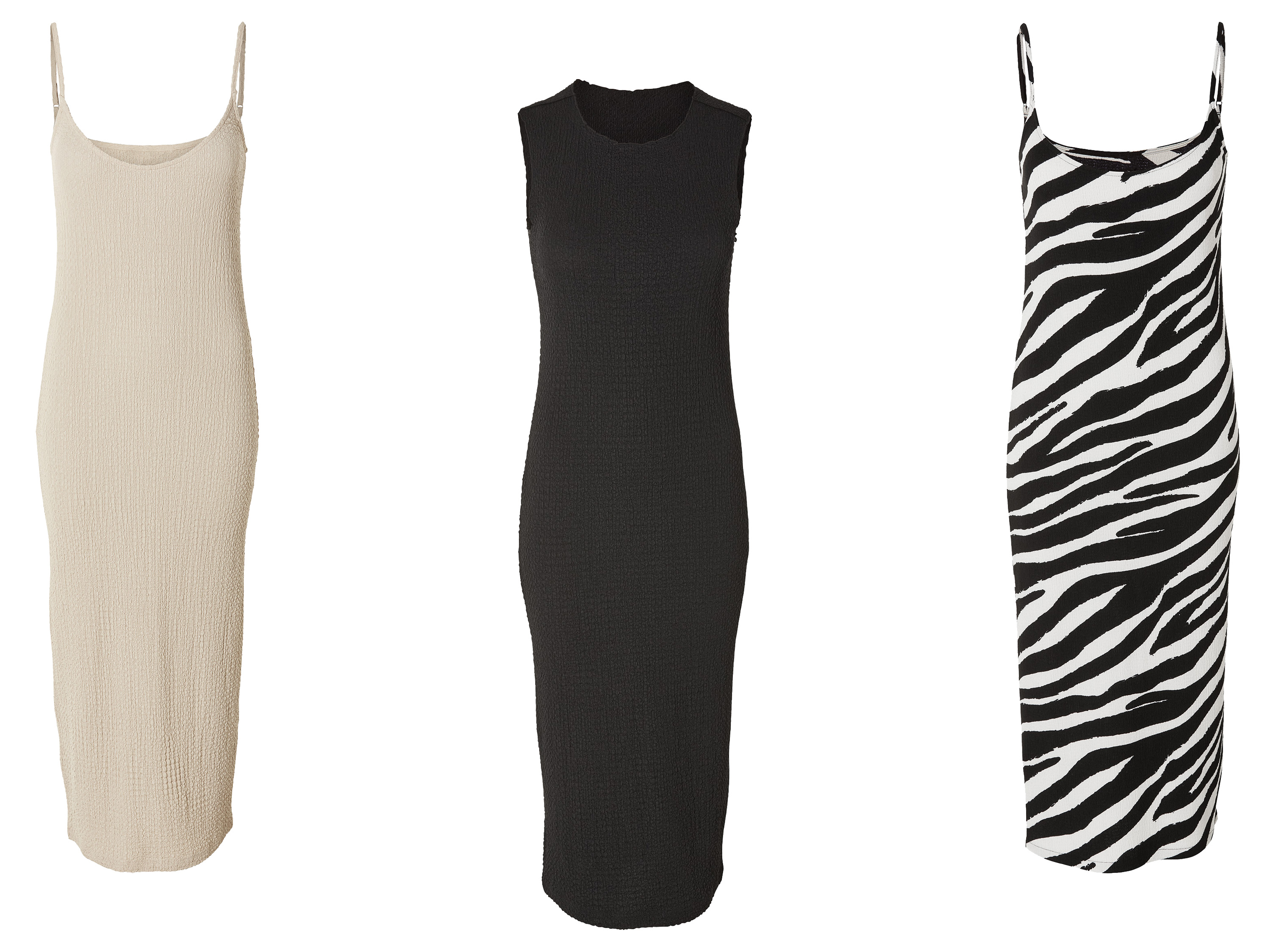 esmara® Robe mi-longue ou à bretelles fines femme