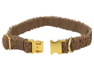 MAX & MILA'S WORLD Collier pour chien ou laisse pour chien au design teddy (Collier confort L)