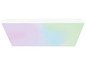 Un plafonnier LED coloré au design moderne.