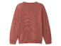 Pull en maille rose rouille pour enfant.