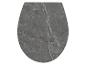 Abattant de toilettes gris effet marbre