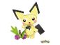Pikachu de Pokémon construit avec des blocs de construction.