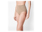 Culotte sculptante beige taille haute.