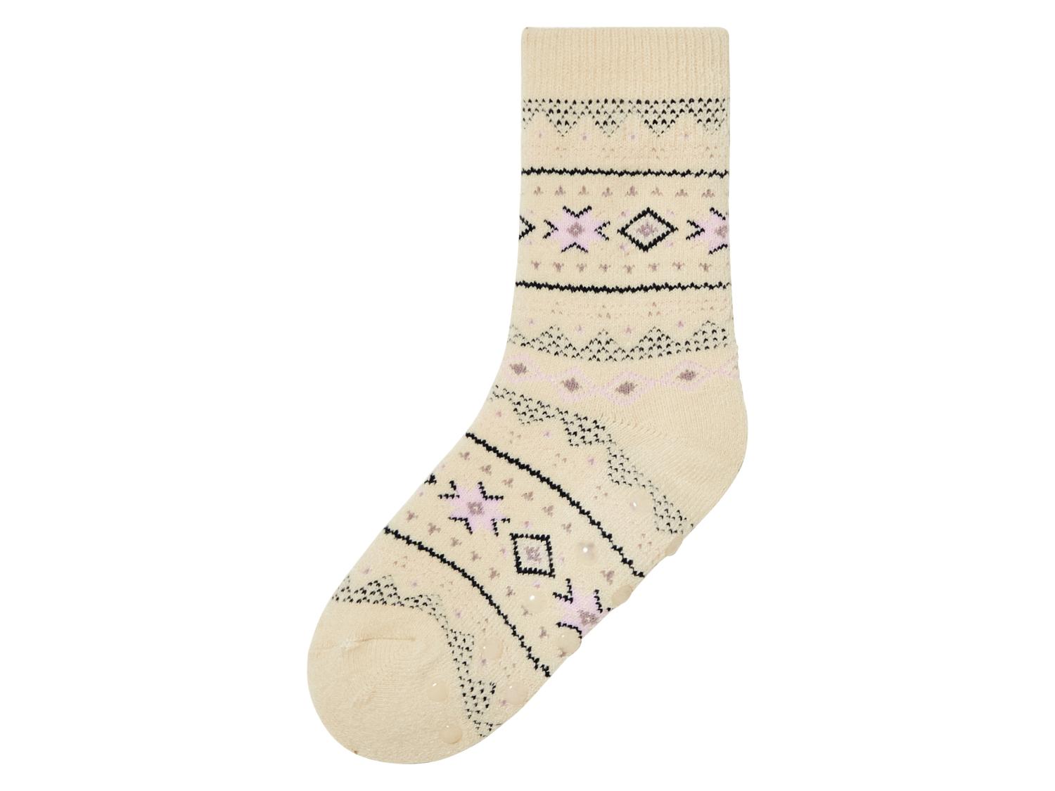 Lot De 6 Paires De Chaussettes Thermiques En Laine D'agneau Pour Femme - Taille 9-11 - Multicolore - Hiver 2,4 Tog