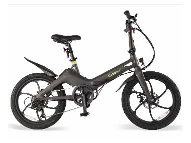 SACHSENRAD Vélo pliant électrique « F11 MagPuma » avec sac de transport, cadre en magnésium, 19,8 kg, 20 pouces.