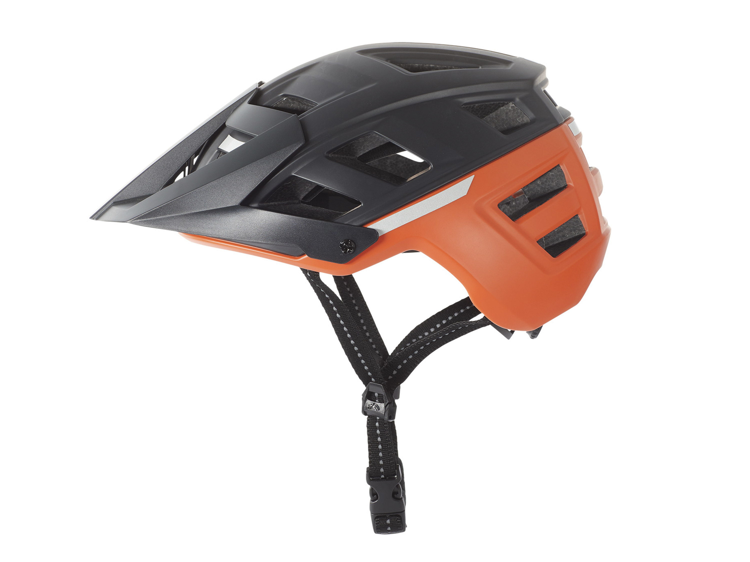 CRIVIT Casque de VTT (S/M, noir/orange)