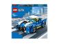 Boîte Lego City avec une voiture de police bleue.