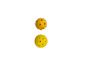 Deux balles de pickleball jaunes.