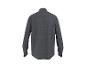 Chemise homme manches longues gris foncé, vue de dos.