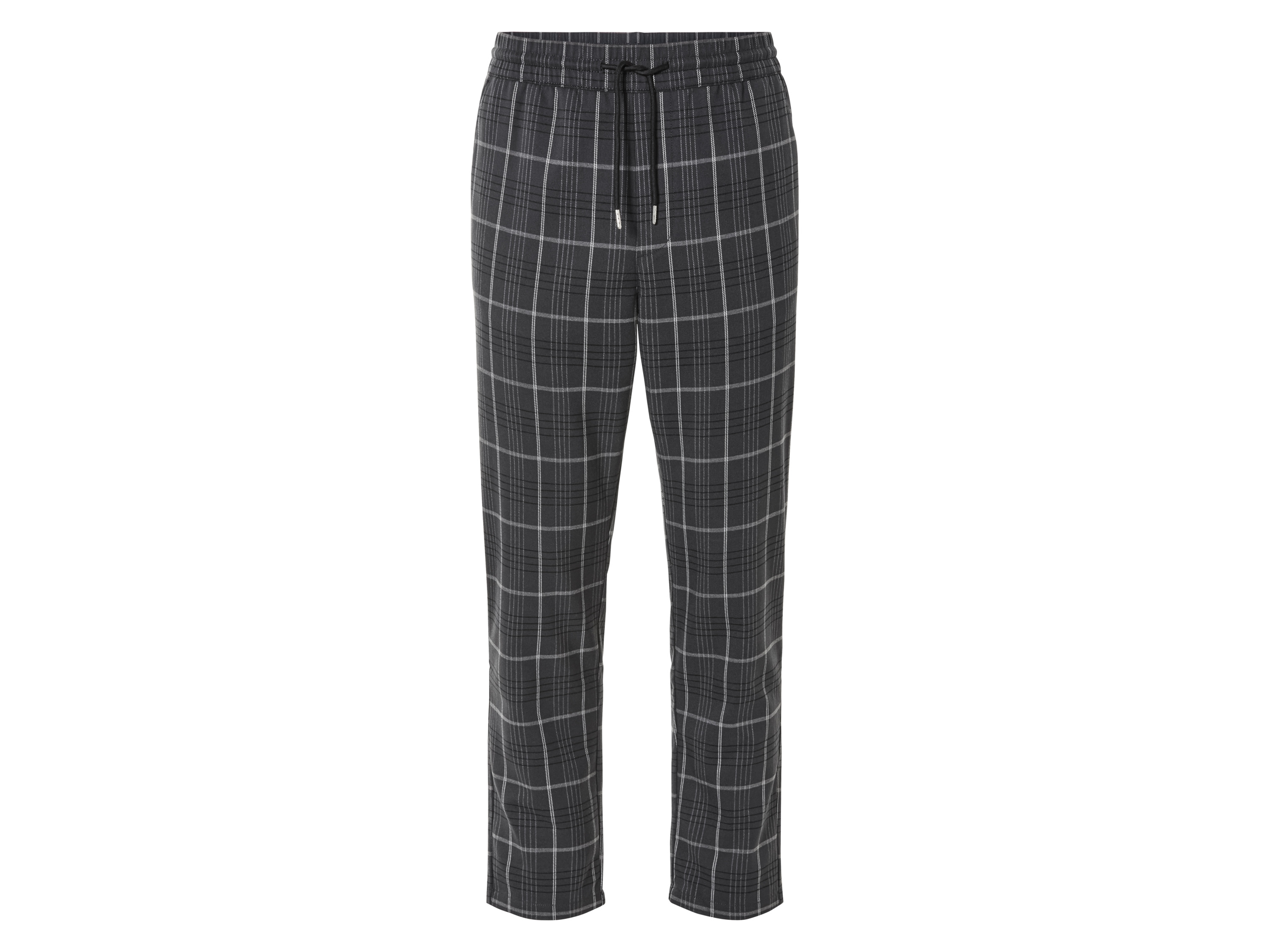 LIVERGY® Pantalon molletonné homme (S, gris/blanc)