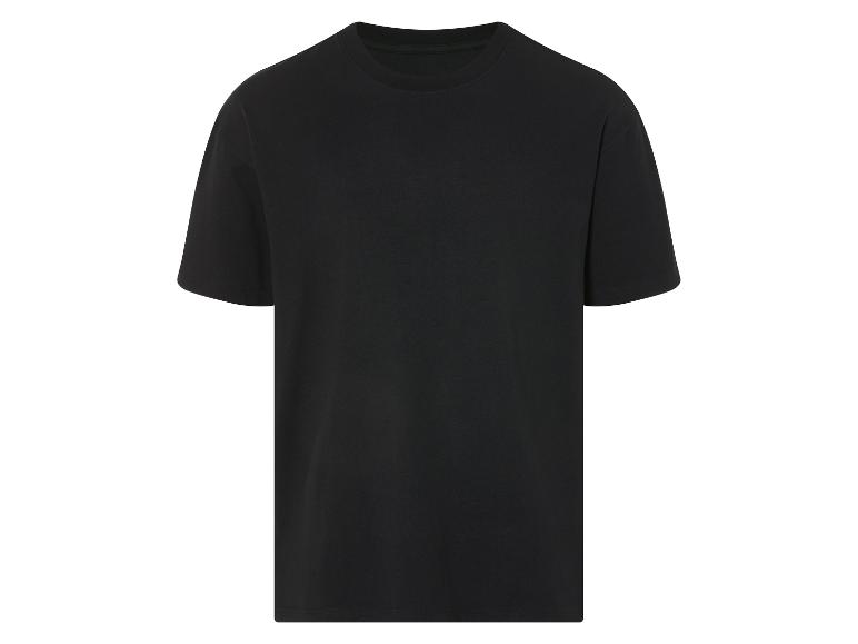 T-shirt noir uni.