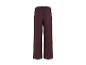 Pantalon large femme bordeaux avec taille élastiquée, vue de dos