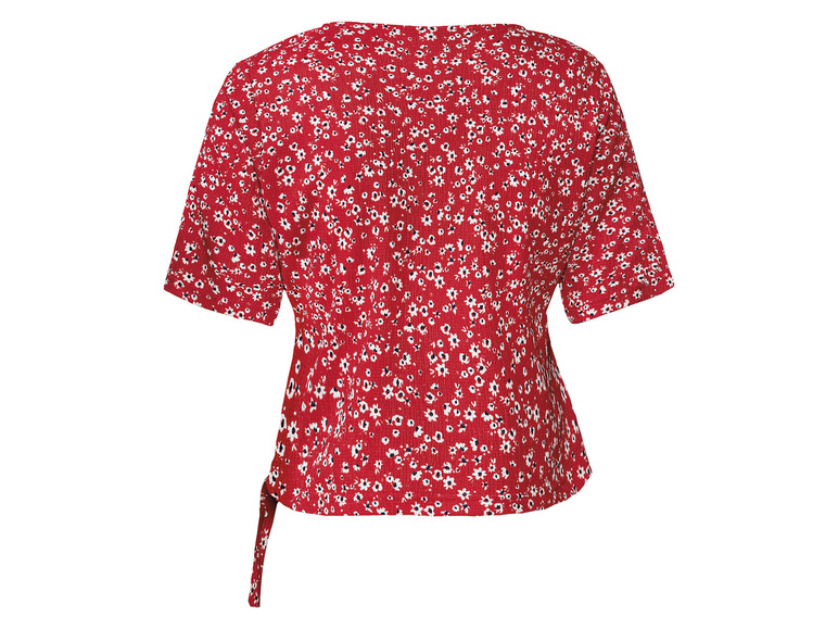 Blouse cache-cœur femme