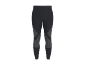 Legging de sport gris foncé avec empiècements texturés