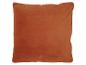 Coussin en velours orange