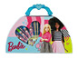 Valise Barbie avec des feutres, des crayons et une gomme