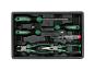 Un ensemble d'outils avec des tournevis et des pinces Parkside.