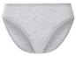 Culotte en coton gris avec une finition lisse.