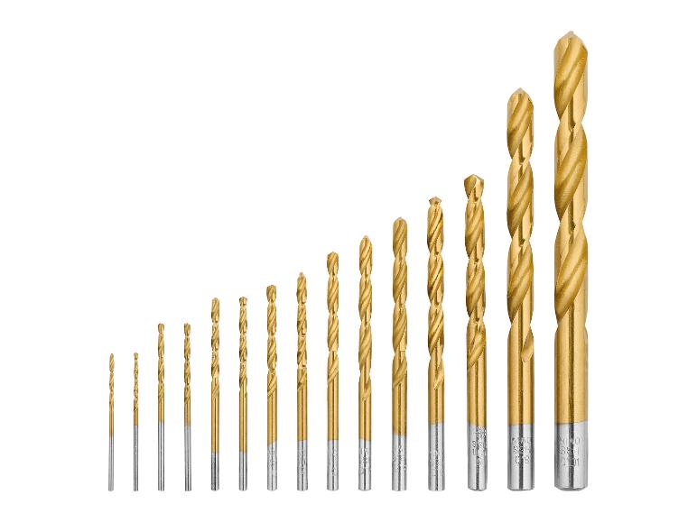 Jeu de forets métalliques : tailles variées.