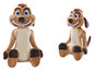 Deux peluches Timon du Roi Lion.