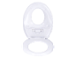 Abattant WC enfant blanc.