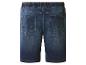 Short en jean bleu pour homme avec taille élastique, vue arrière