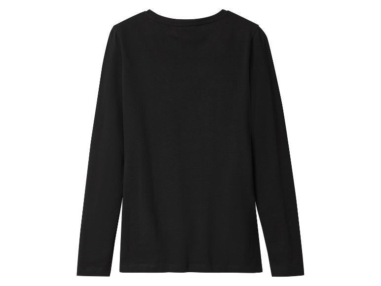 T-shirt noir à manches longues