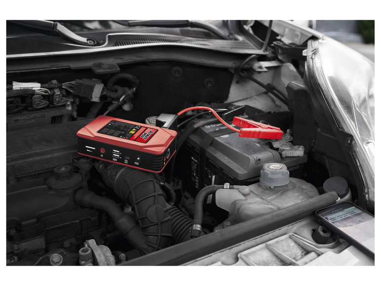 Aller en mode plein écran : ULTIMATE SPEED® Aide au démarrage mobile pour voitures avec batterie externe Powerbank - Image 2