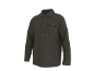 Surchemise pour homme marron foncé avec boutons et poches.