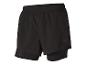 Shorts de sport Crivit noirs, doublés.