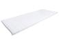 Matelas roulable blanc avec housse matelassée et fermeture éclair