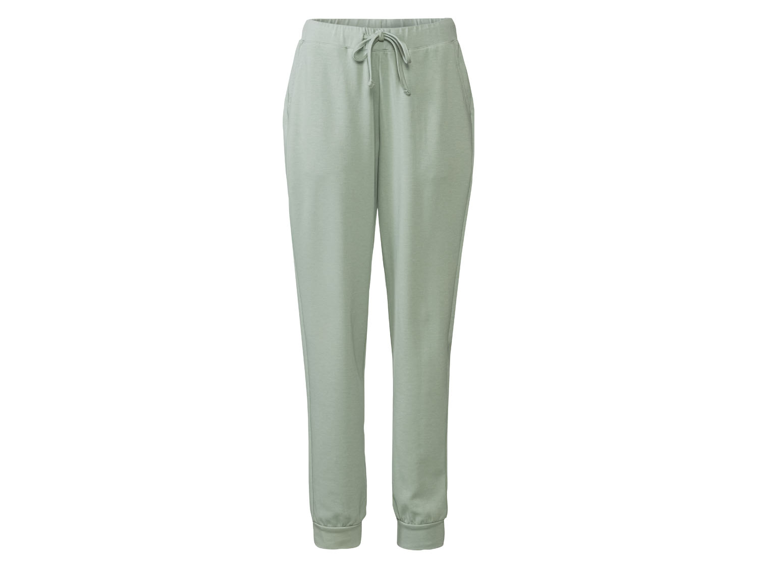 esmara® Pantalon de loisirs pour femme avec bords (S(34/36), vert menthe)