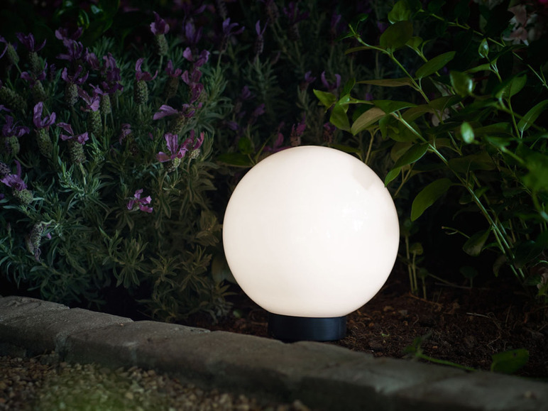 Aller en mode plein écran : LIVARNO home Balise solaire globe à LED, Ø 20 cm, 0,02 W - Image 9