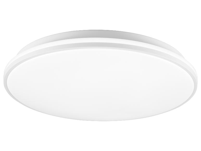 Plafonnier LED blanc et rond