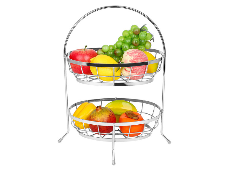 Aller en mode plein écran : ECHTWERK Corbeille à fruits en fer, 2 étages - Image 12