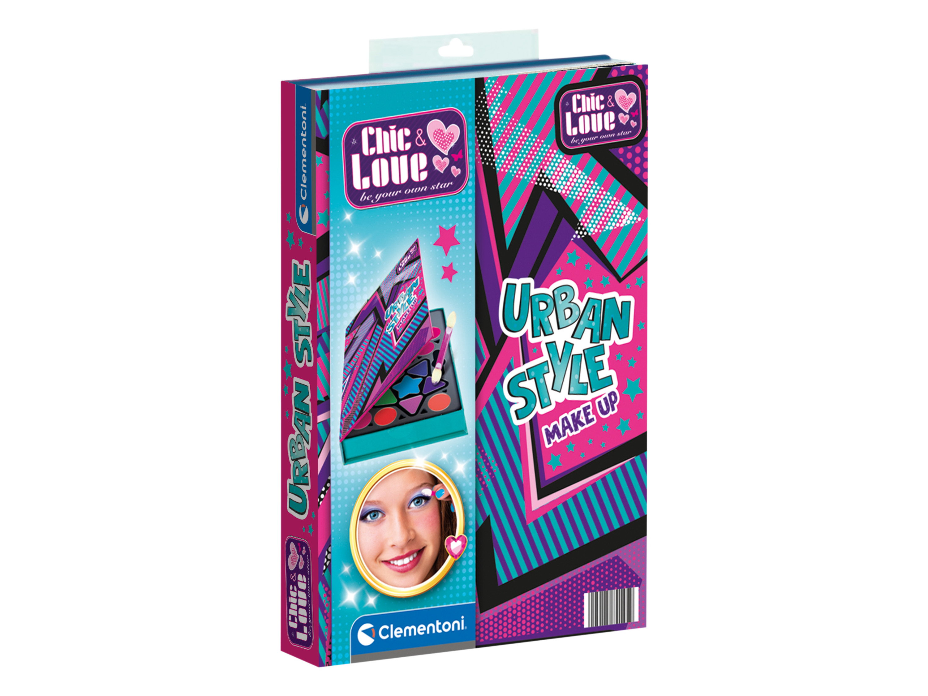 Clementoni Coffret maquillage enfant (Maquillage - Style Urbain)