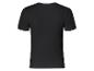 T-shirt noir à manches courtes, vue arrière.