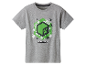 T-shirt Minecraft gris pour enfant avec imprimé Creeper.