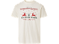 T-shirt de Noël blanc cassé avec imprimé rennes et 'Merry Christmas'