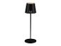 Lampe sur pied noire Sansibar au design moderne.